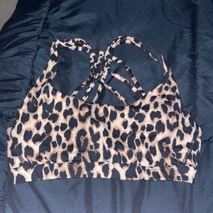 Cheetah sports bra